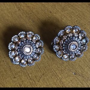 India Fashion earnings Tiffany style of rhinestone baguette setting On Sale